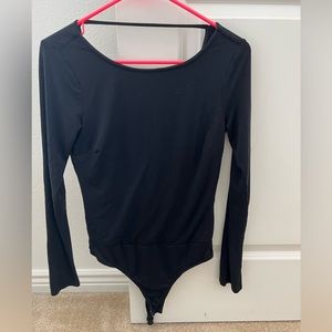 Drapey back bodysuit